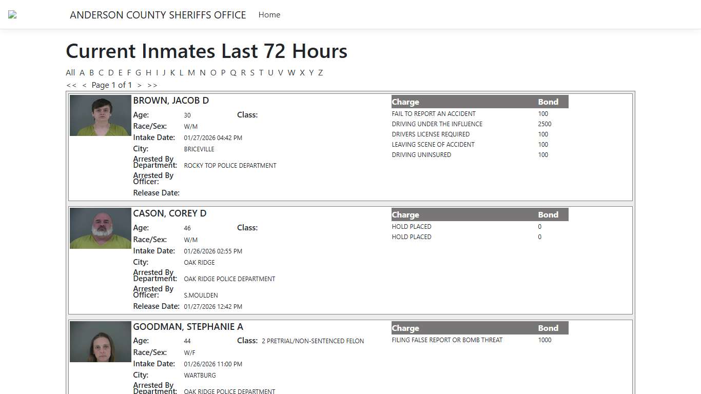 Inmates - ISOMS Portal